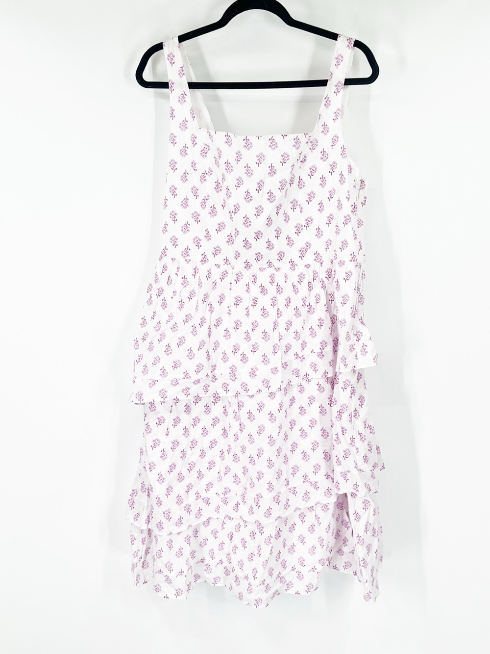 J. Crew Factory Sleeveless Tiered Midi Dress Printed NWT